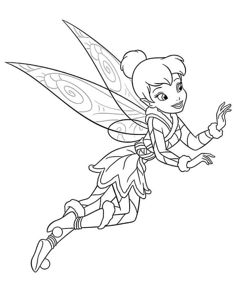 Dibujos para colorear e imprimir Tinker Bell