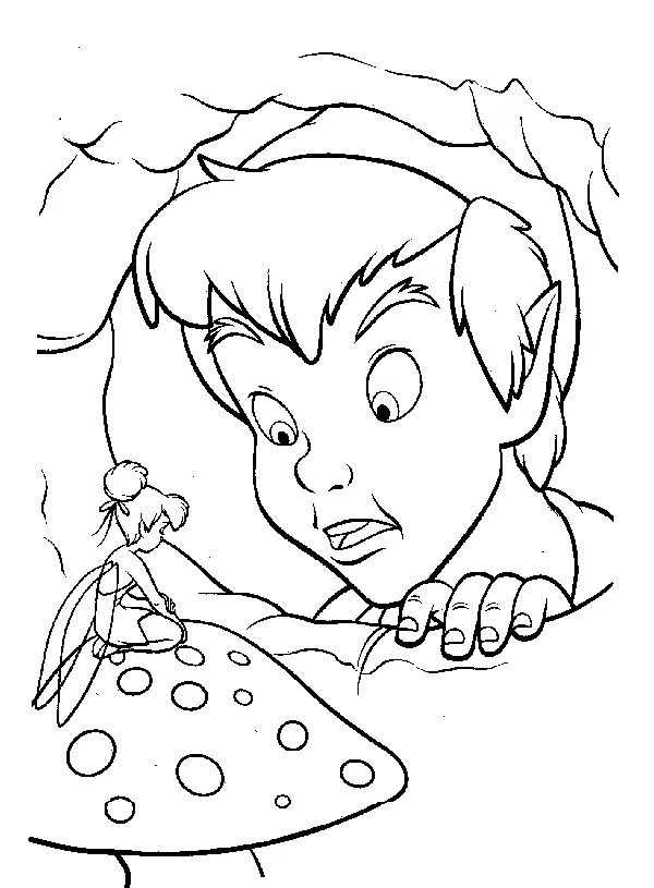 Dibujos para colorear e imprimir Tinker Bell