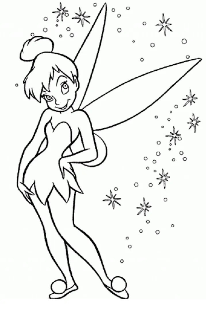 Dibujos para colorear e imprimir Tinker Bell