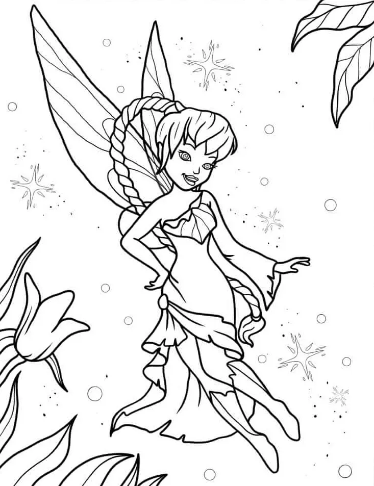 Dibujos para colorear e imprimir Tinker Bell