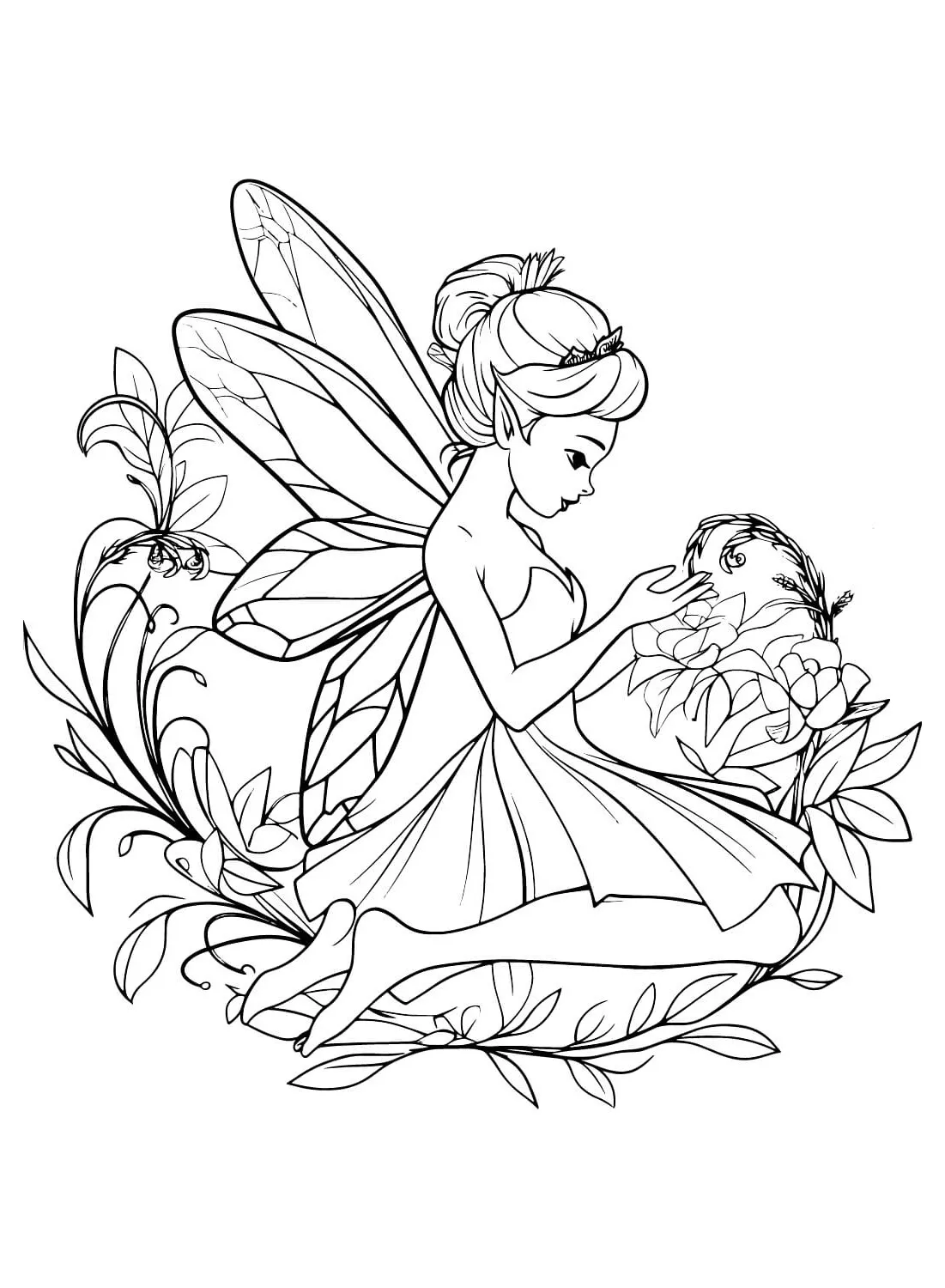 Dibujos para colorear e imprimir Tinker Bell