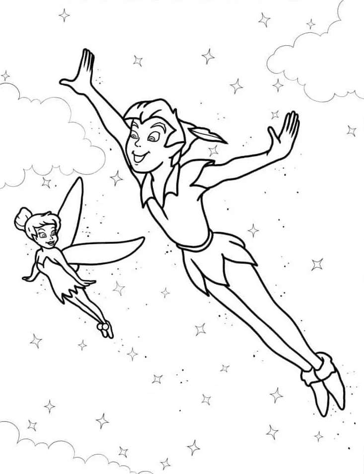 Dibujos para colorear e imprimir Tinker Bell