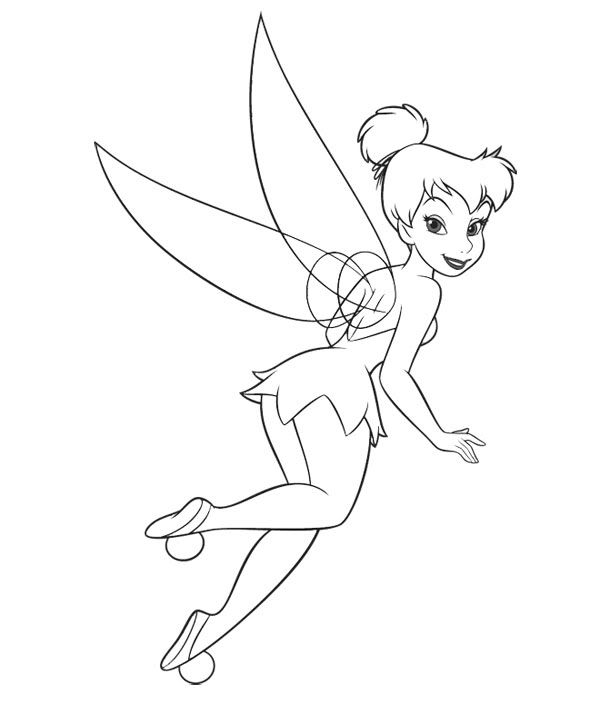 Dibujos para colorear e imprimir Tinker Bell