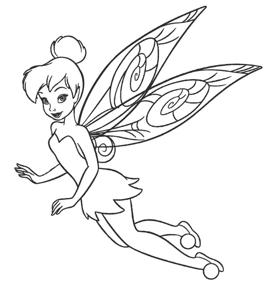 Dibujos para colorear e imprimir Tinker Bell