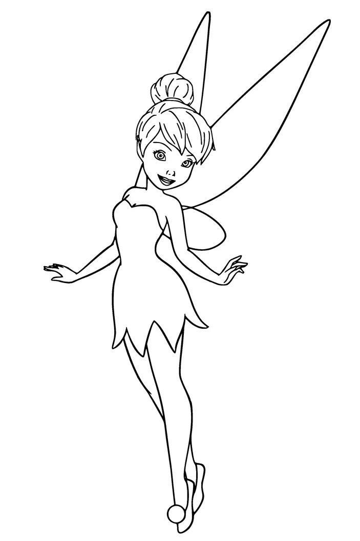 Dibujos para colorear e imprimir Tinker Bell