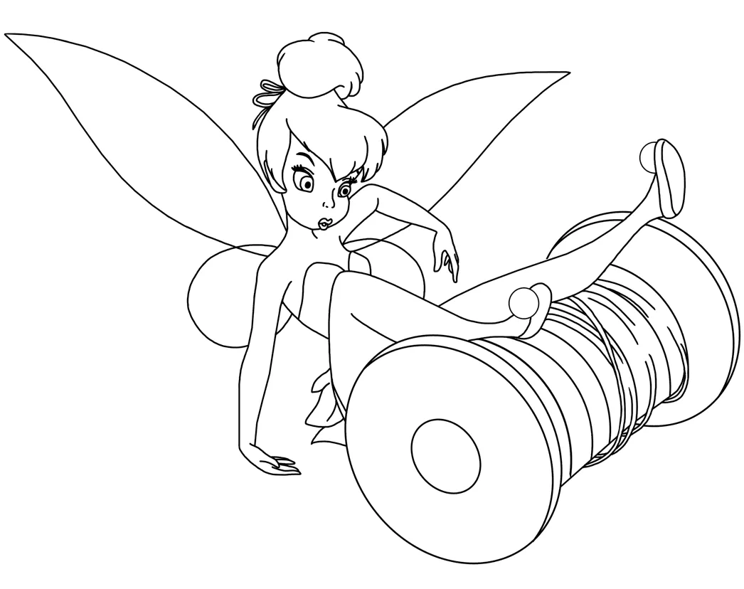 Dibujos para colorear e imprimir Tinker Bell