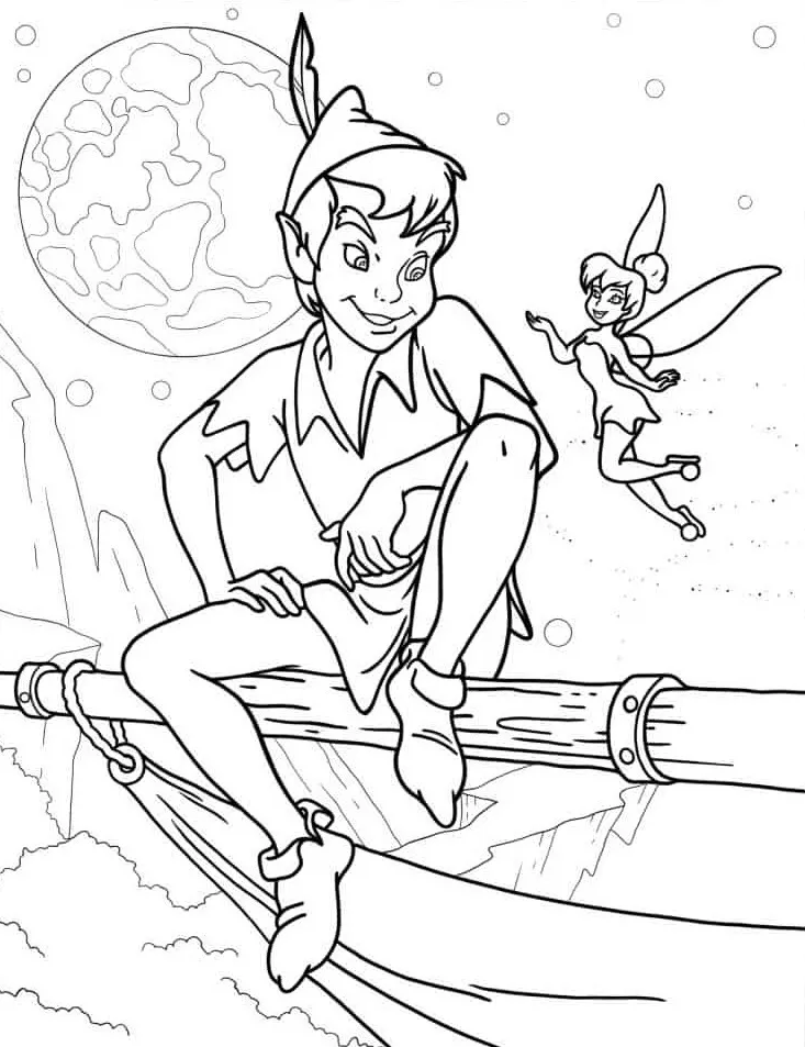 Dibujos para colorear e imprimir Tinker Bell