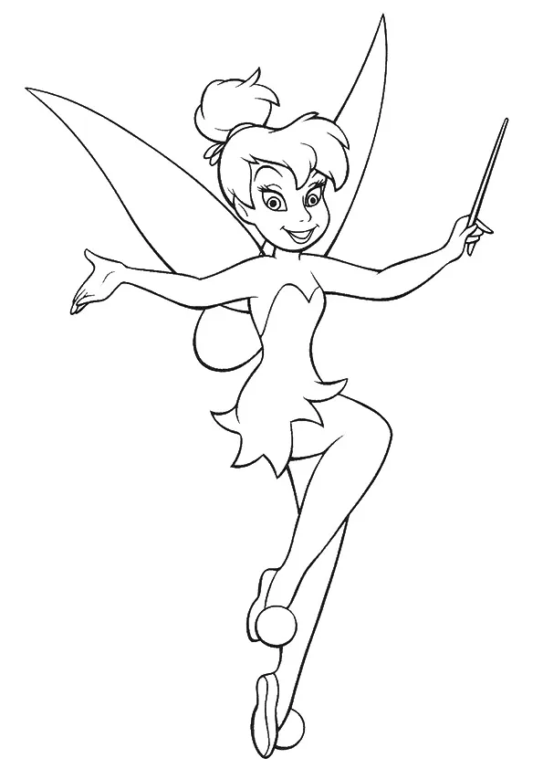 Dibujos para colorear e imprimir Tinker Bell