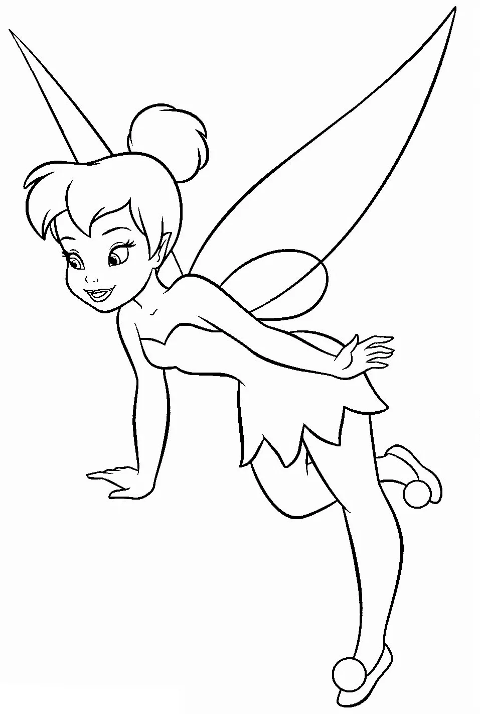 Dibujos para colorear e imprimir Tinker Bell