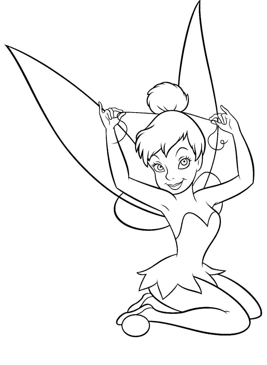 Dibujos para colorear e imprimir Tinker Bell