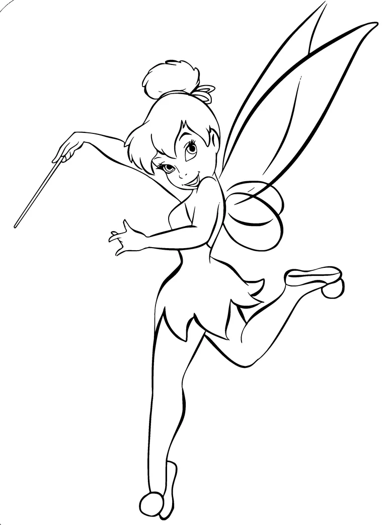 Dibujos para colorear e imprimir Tinker Bell