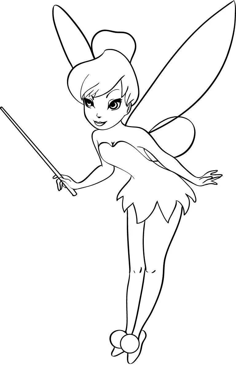 Dibujos para colorear e imprimir Tinker Bell