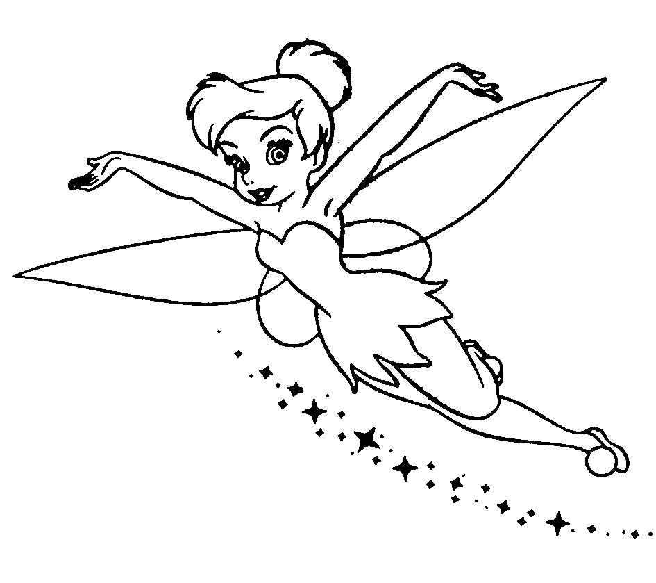 Dibujos para colorear e imprimir Tinker Bell