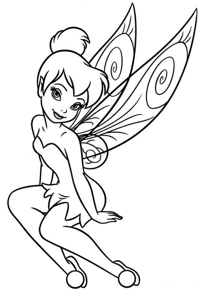 Dibujos para colorear e imprimir Tinker Bell