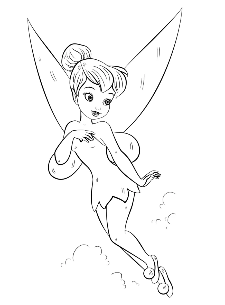 Dibujos para colorear e imprimir Tinker Bell