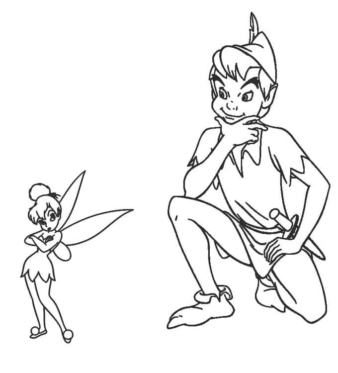 Dibujos para colorear e imprimir Tinker Bell