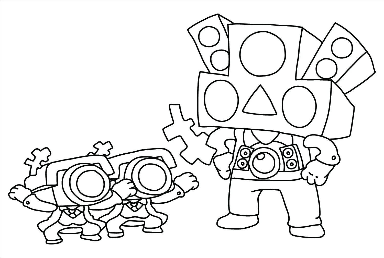 Dibujos para colorear e imprimir Titan Speakerman