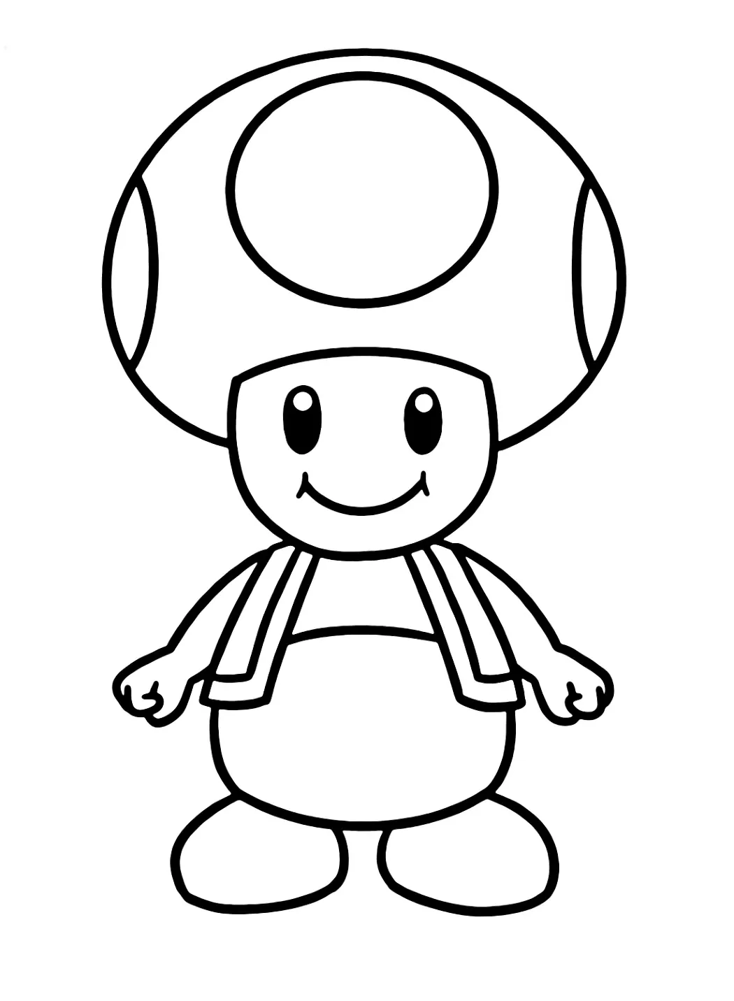 Dibujos para colorear e imprimir Toad