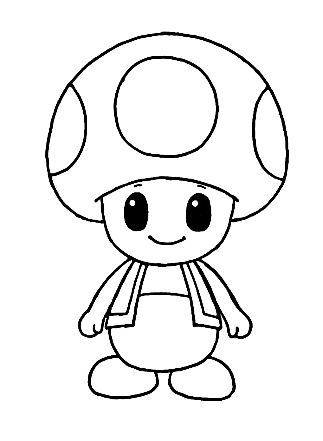 Dibujos para colorear e imprimir Toad