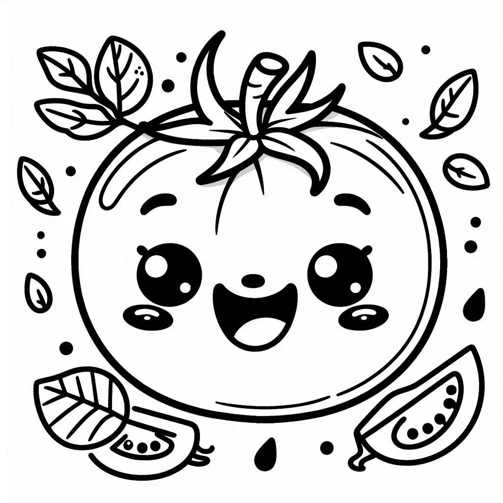 Dibujos para colorear e imprimir Tomato