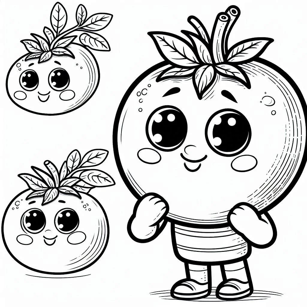 Dibujos para colorear e imprimir Tomato