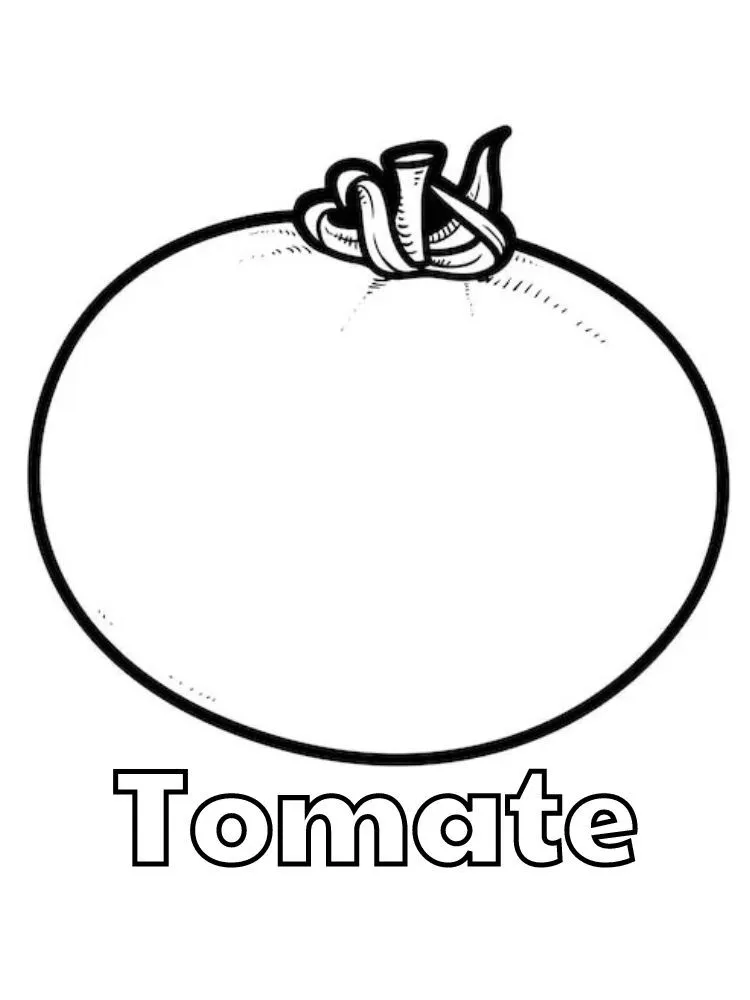 Dibujos para colorear e imprimir Tomato