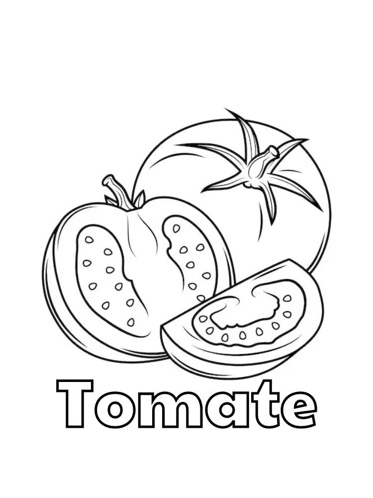 Dibujos para colorear e imprimir Tomato