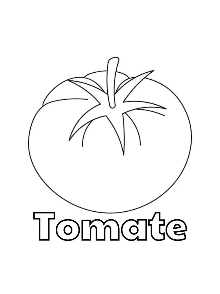 Dibujos para colorear e imprimir Tomato