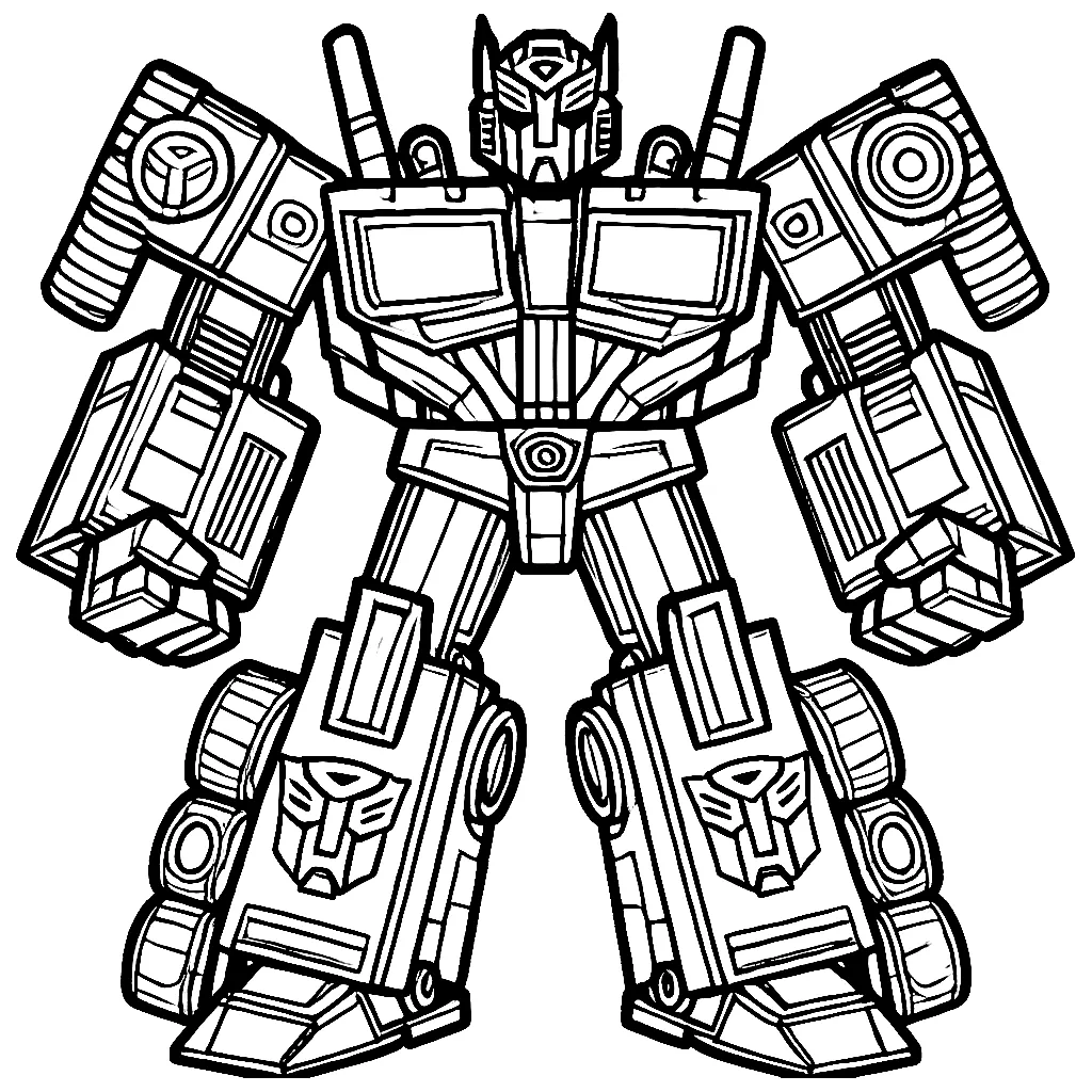 Dibujos para colorear e imprimir Transformers