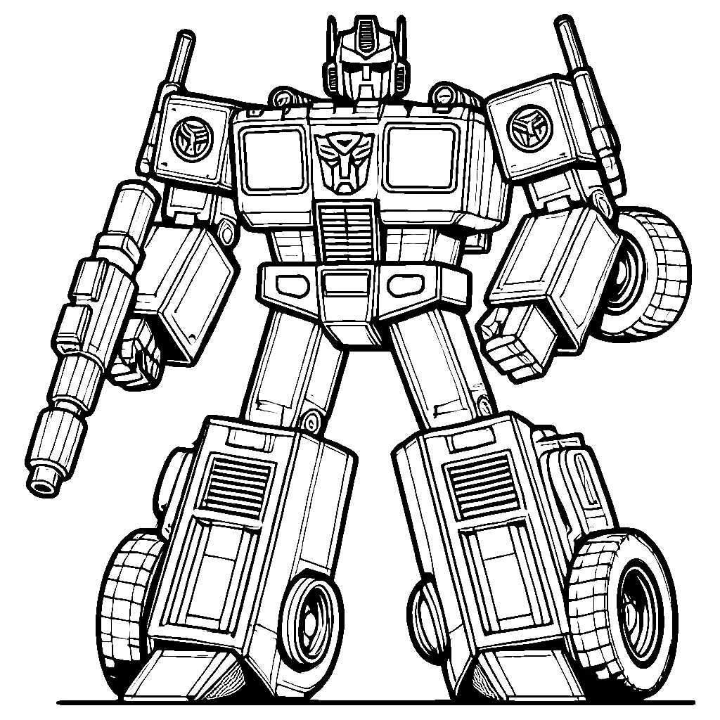 Dibujos para colorear e imprimir Transformers