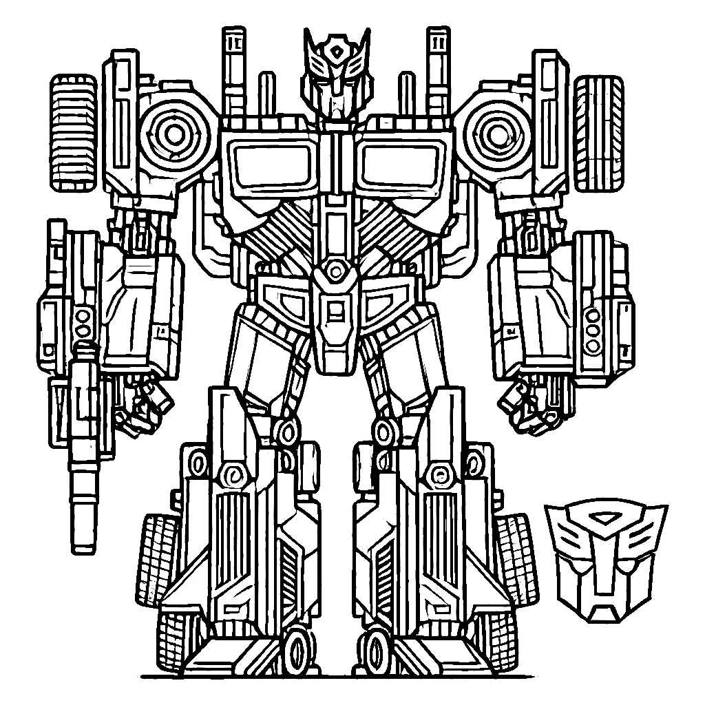 Dibujos para colorear e imprimir Transformers