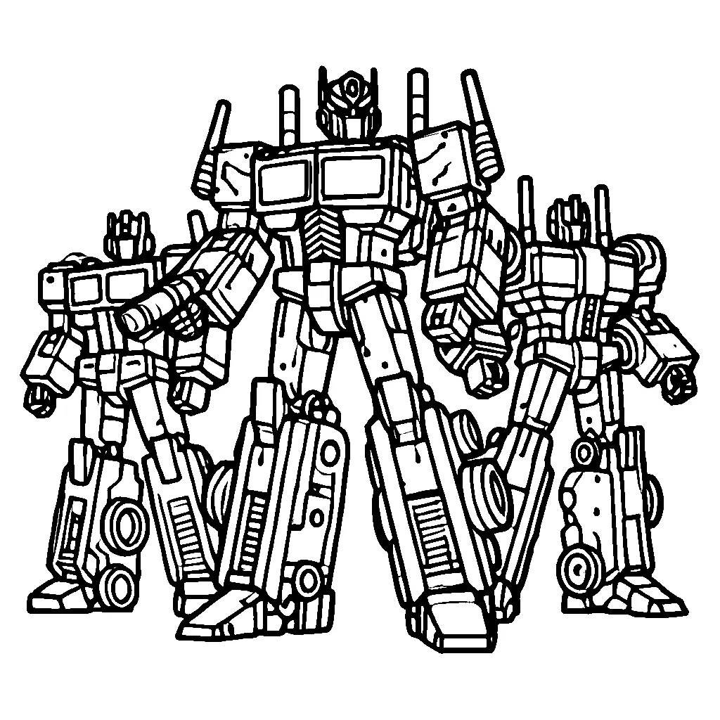 Dibujos para colorear e imprimir Transformers