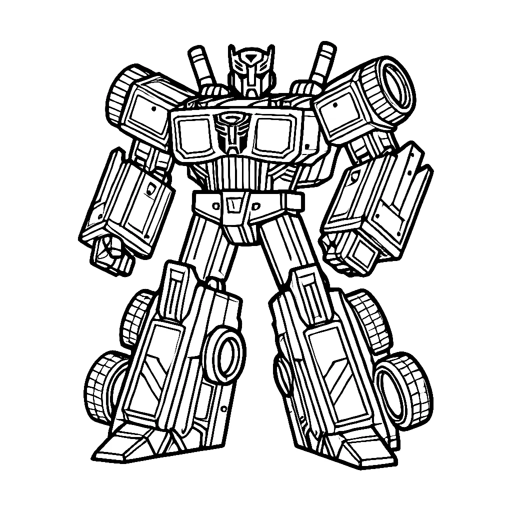 Dibujos para colorear e imprimir Transformers