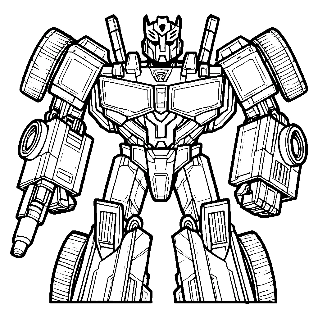 Dibujos para colorear e imprimir Transformers