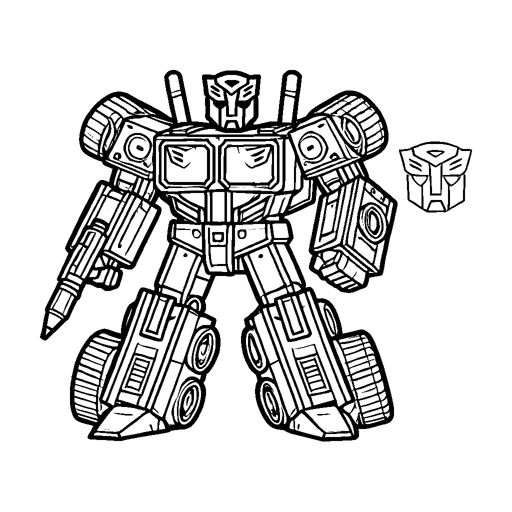 Dibujos para colorear e imprimir Transformers