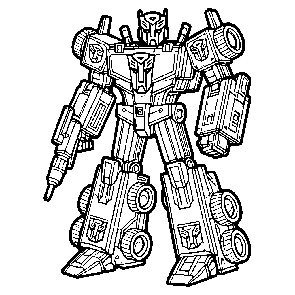 Dibujos para colorear e imprimir Transformers