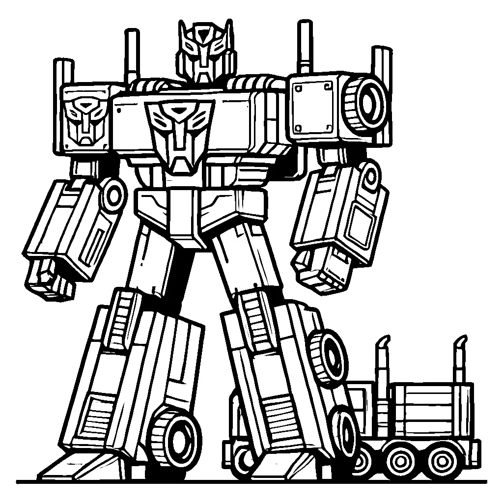 Dibujos para colorear e imprimir Transformers