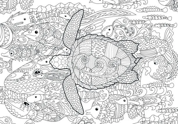 Dibujos para colorear e imprimir Turtle