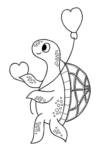 Dibujos para colorear e imprimir Turtle