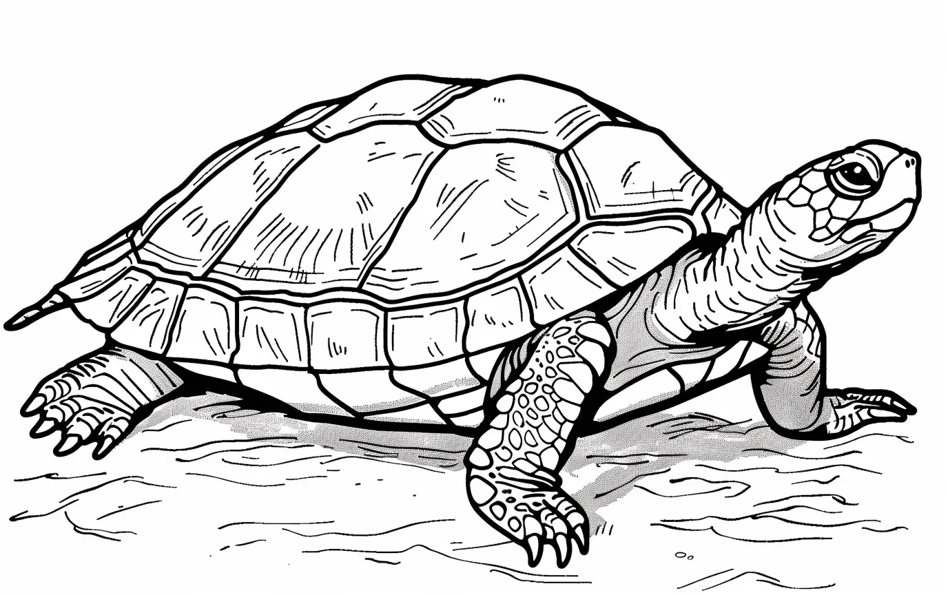 Dibujos para colorear e imprimir Turtle