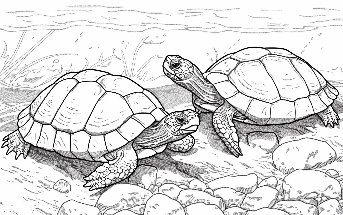 Dibujos para colorear e imprimir Turtle