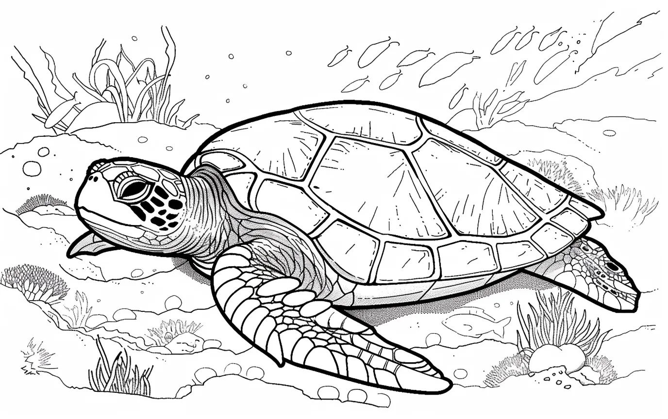 Dibujos para colorear e imprimir Turtle