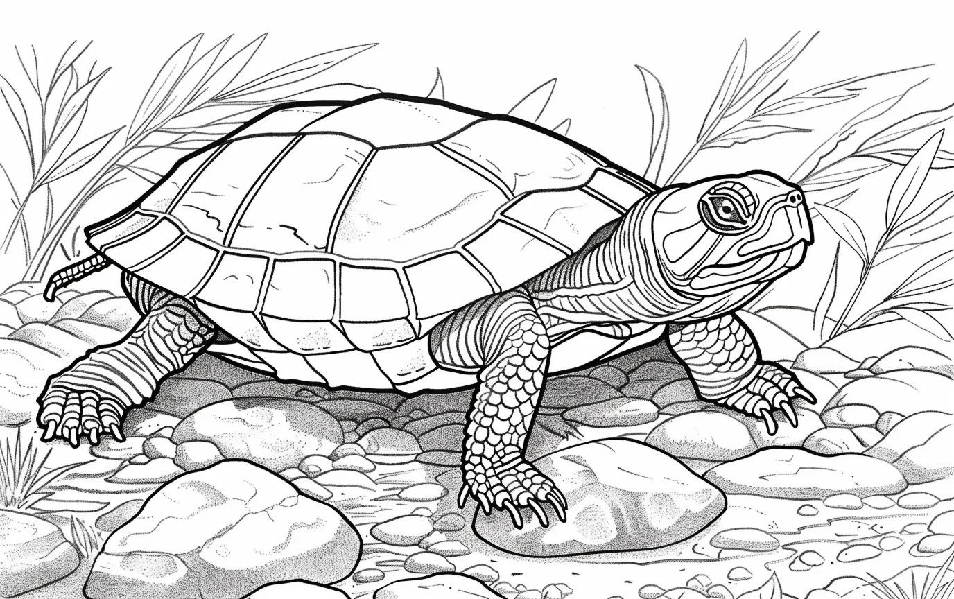 Dibujos para colorear e imprimir Turtle