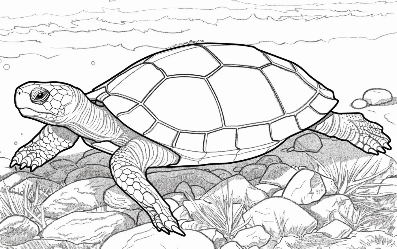 Dibujos para colorear e imprimir Turtle