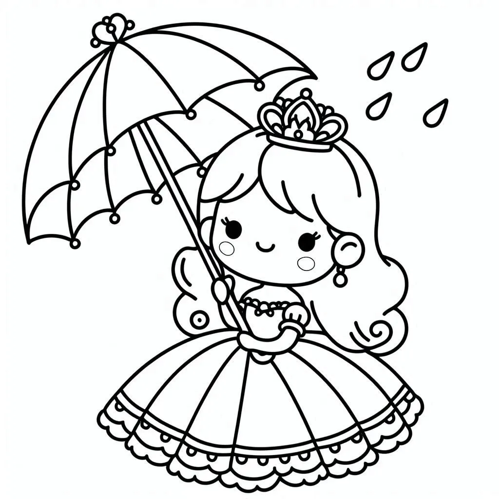 Dibujos para colorear e imprimir Umbrella