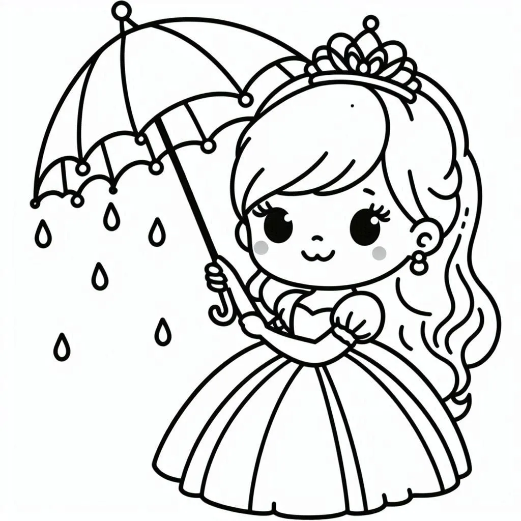 Dibujos para colorear e imprimir Umbrella