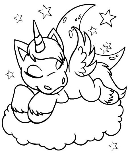 Dibujos para colorear e imprimir Unicorns