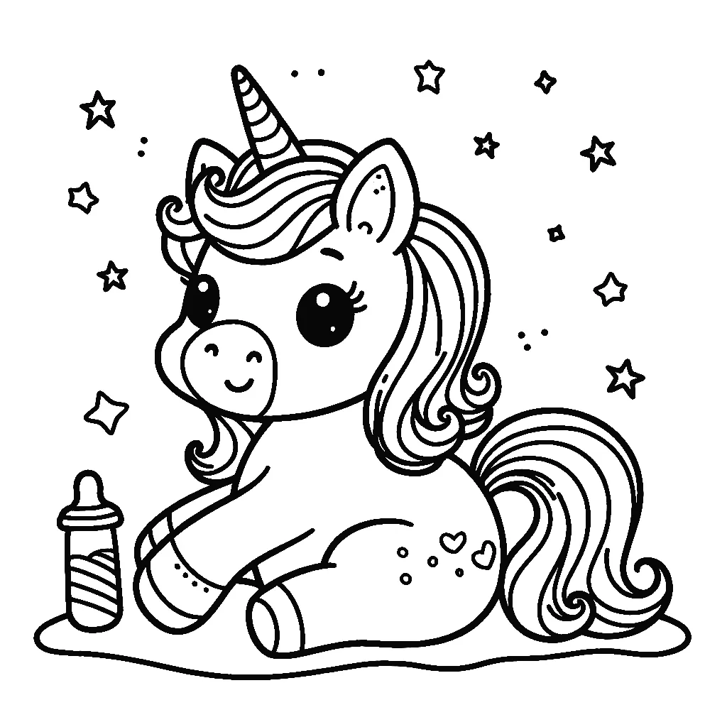 Dibujos para colorear e imprimir Unicorns