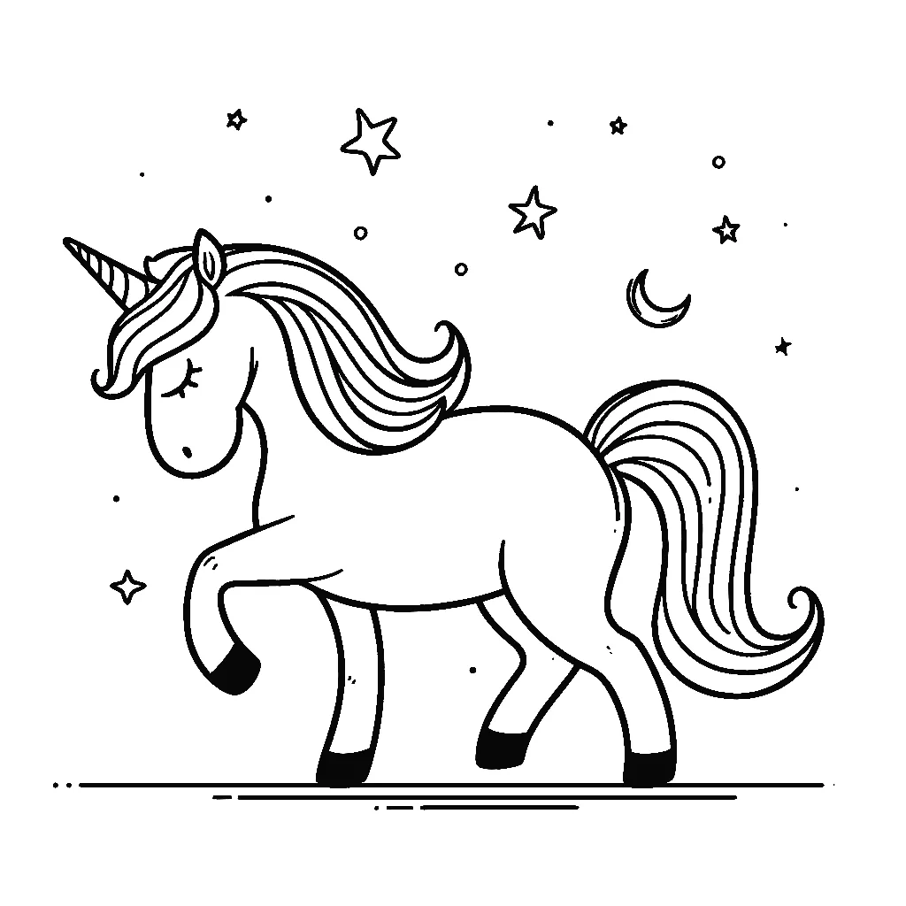 Dibujos para colorear e imprimir Unicorns