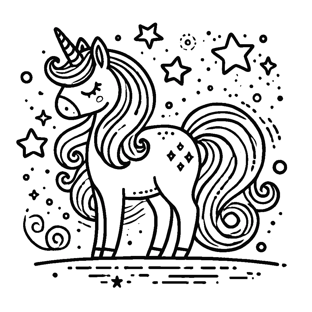 Dibujos para colorear e imprimir Unicorns